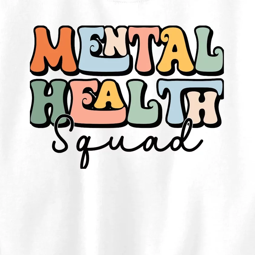 Mental Health Squad Brain Illness Mental Health Awareness Kids Sweatshirt