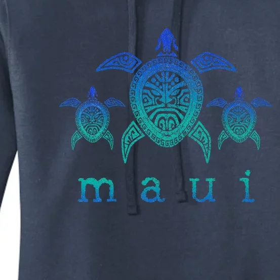 Maui Hawaii Sea Turtles Hawaiian Scuba Diving Women's Pullover Hoodie