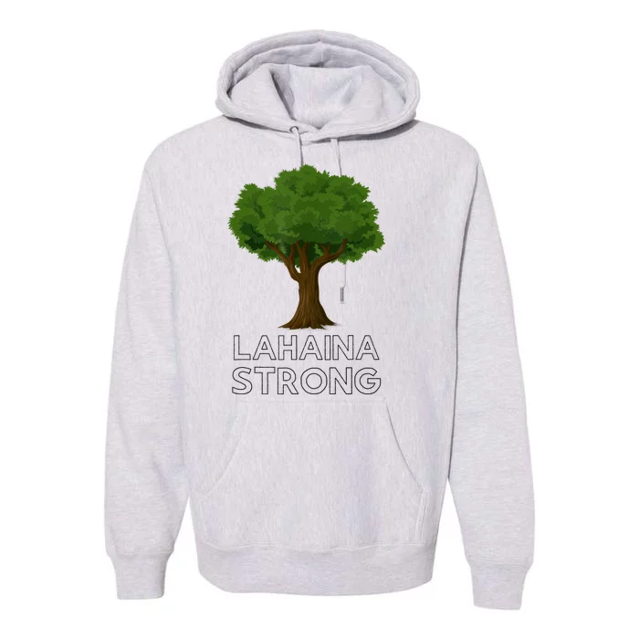 Maui Hawaii Strong Maui Wildfire Lahaina Survivor Premium Hoodie