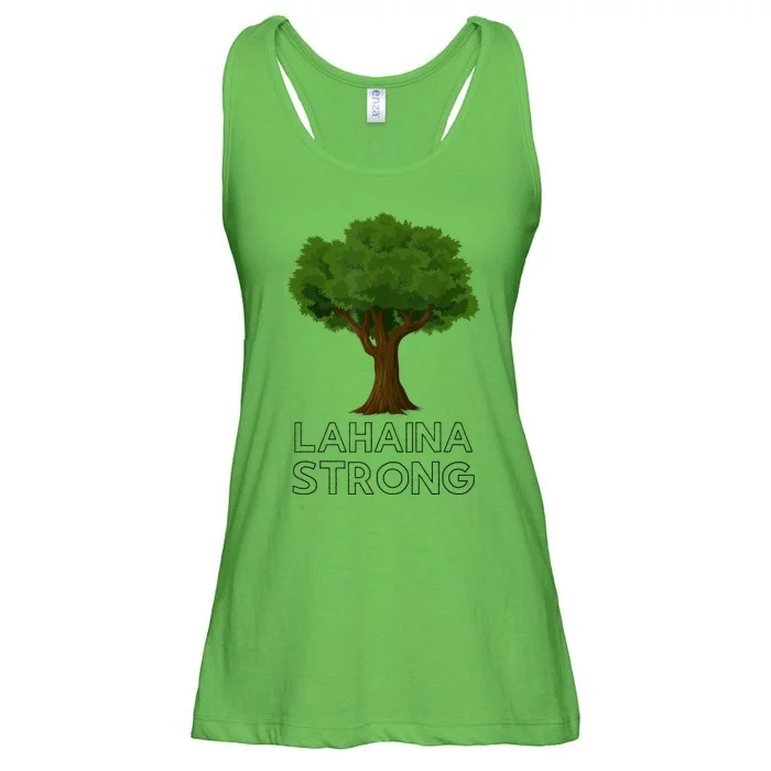 Maui Hawaii Strong Maui Wildfire Lahaina Survivor Ladies Essential Flowy Tank