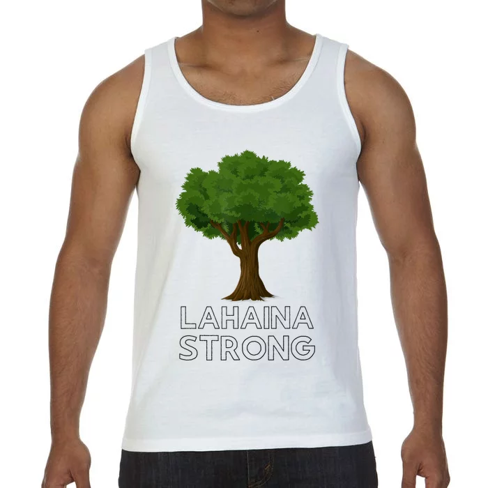 Maui Hawaii Strong Maui Wildfire Lahaina Survivor Comfort Colors® Tank Top