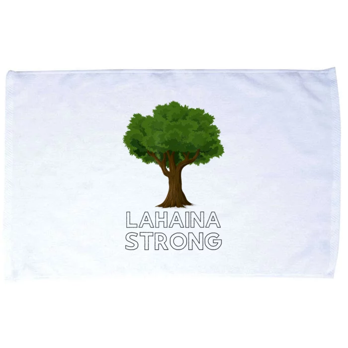 Maui Hawaii Strong Maui Wildfire Lahaina Survivor Microfiber Hand Towel