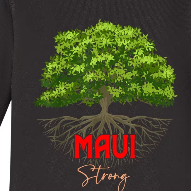 Maui Hawaii Strong Baby Long Sleeve Bodysuit