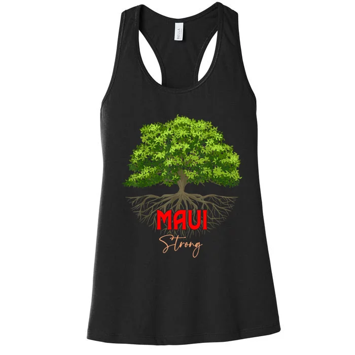 Maui Hawaii Strong Women's Racerback Tank