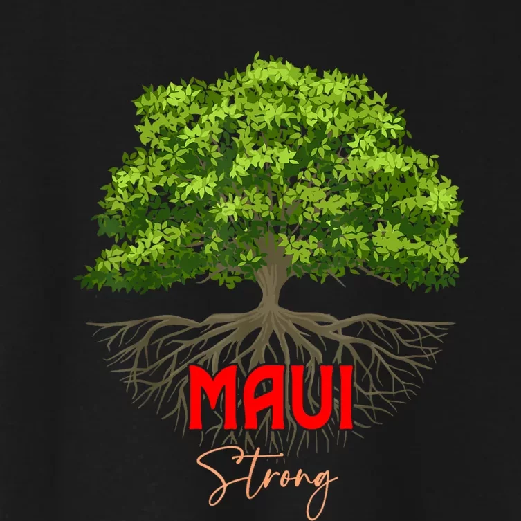 Maui Hawaii Strong Women's Crop Top Tee