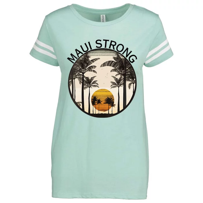 Maui Hawaii Strong Pray For Maui Pray For Lahaina Hawaii Enza Ladies Jersey Football T-Shirt