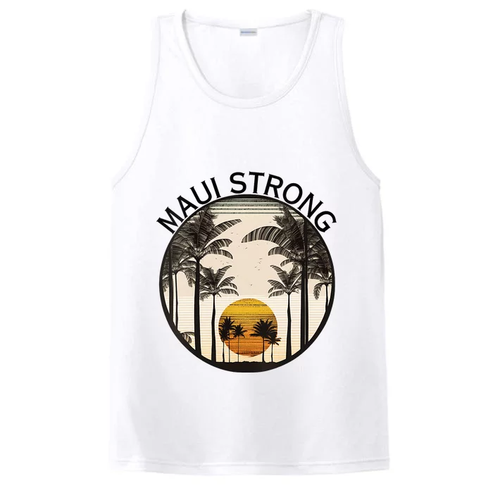 Maui Hawaii Strong Pray For Maui Pray For Lahaina Hawaii Performance Tank