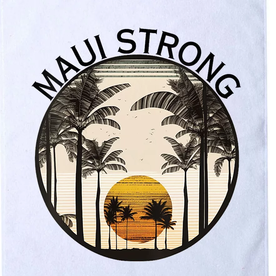 Maui Hawaii Strong Pray For Maui Pray For Lahaina Hawaii Platinum Collection Golf Towel