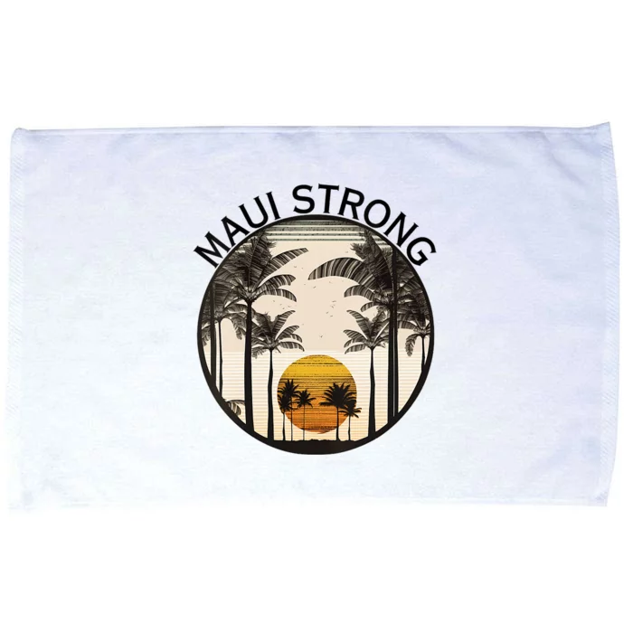 Maui Hawaii Strong Pray For Maui Pray For Lahaina Hawaii Microfiber Hand Towel