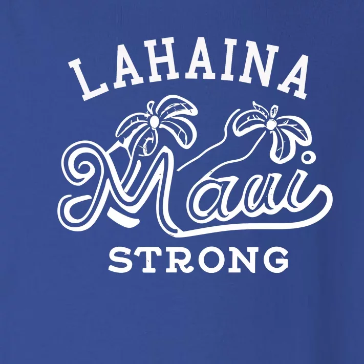 Maui Hawaii Shoreline Supportive Golden Maui Strong Lahaina Banyan Tree Toddler Long Sleeve Shirt