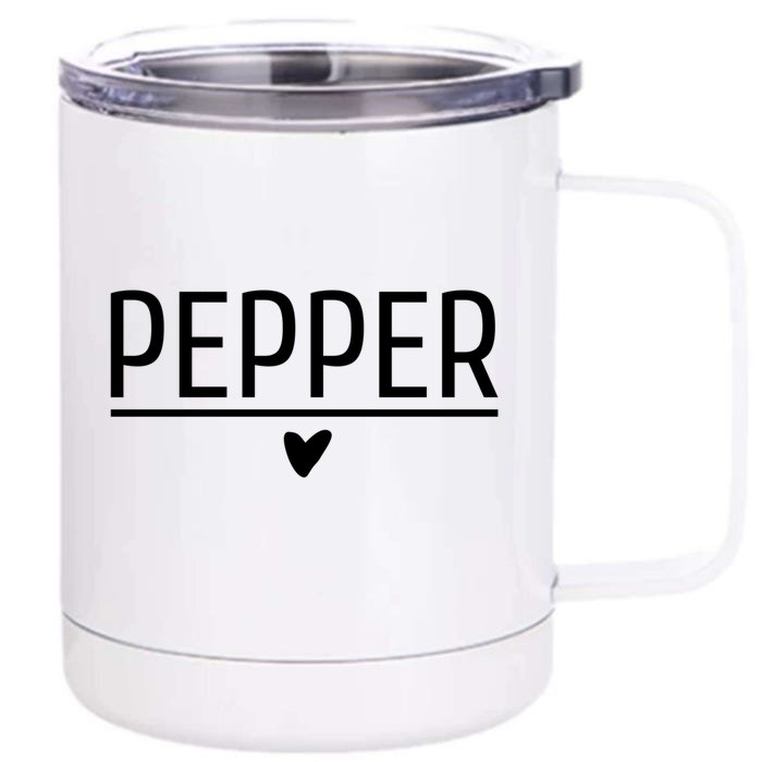 Matching Halloween Salt And Pepper Costume For Couples Gift Front & Back 12oz Stainless Steel Tumbler Cup