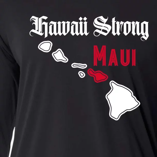 Maui Hawaii Strong Hawaii Stay With Maui Hawaii Cooling Performance Long Sleeve Crew