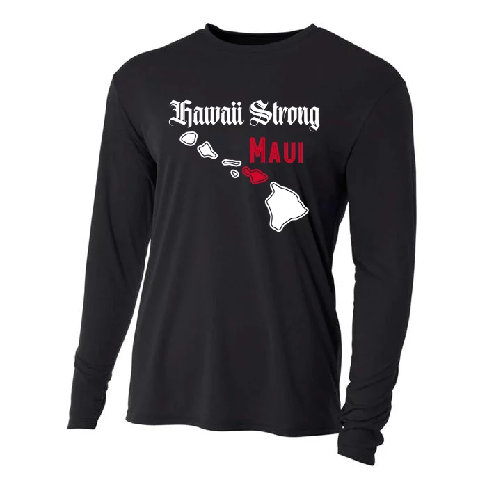 Maui Hawaii Strong Hawaii Stay With Maui Hawaii Cooling Performance Long Sleeve Crew