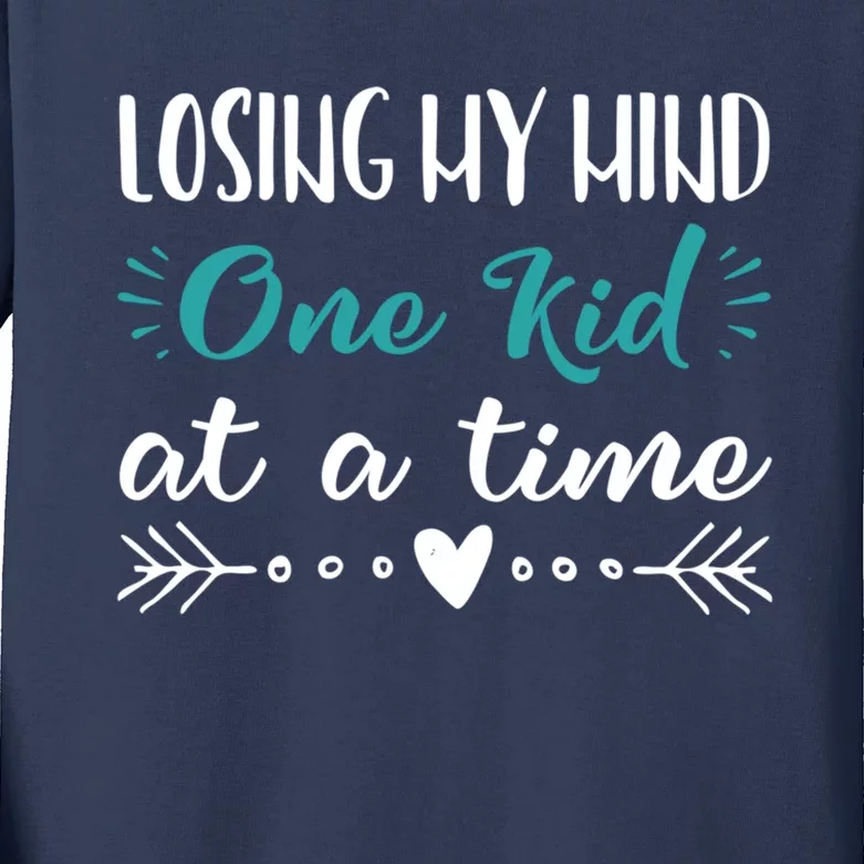 Mom Hoodie Sayings Wo Funny Losing Mind Mothers Day Gift Kids Long Sleeve Shirt