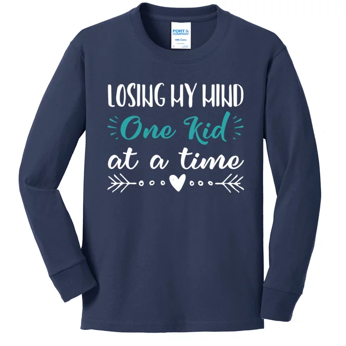 Mom Hoodie Sayings Wo Funny Losing Mind Mothers Day Gift Kids Long Sleeve Shirt