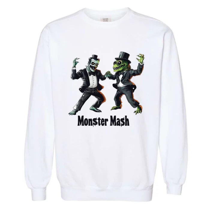 Monster Halloween Spooky Horror Season Matching Team Garment-Dyed Sweatshirt