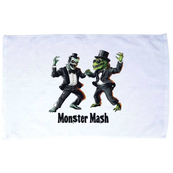 Monster Halloween Spooky Horror Season Matching Team Microfiber Hand Towel