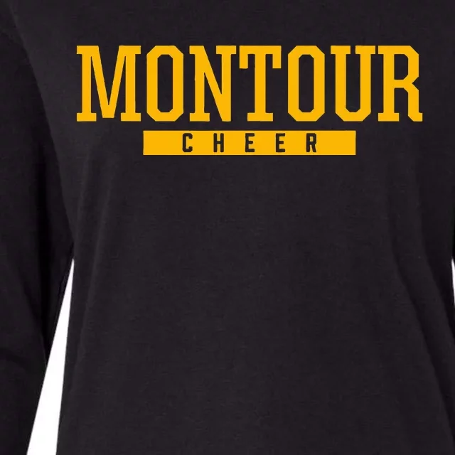 Montour High School Cheer Womens Cotton Relaxed Long Sleeve T-Shirt