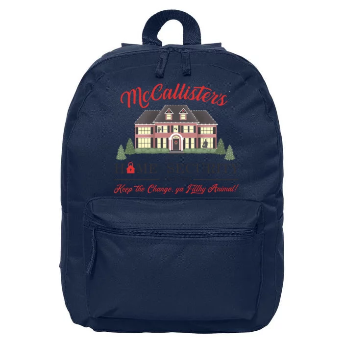 Mccallister Home Security Keep The Change Ya Filthy Animal Christmas Movie 16 in Basic Backpack