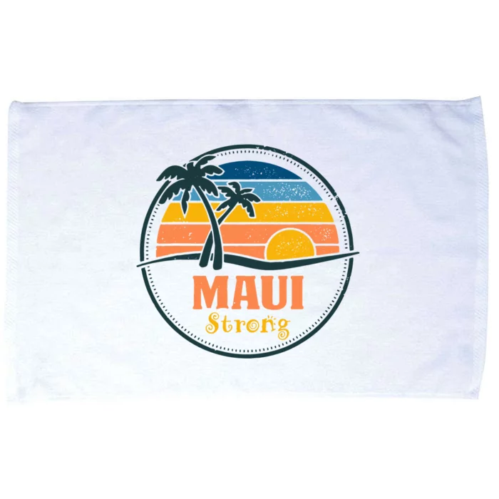 Maui Hawaii Strong Pray For Maui Vintage Design Microfiber Hand Towel