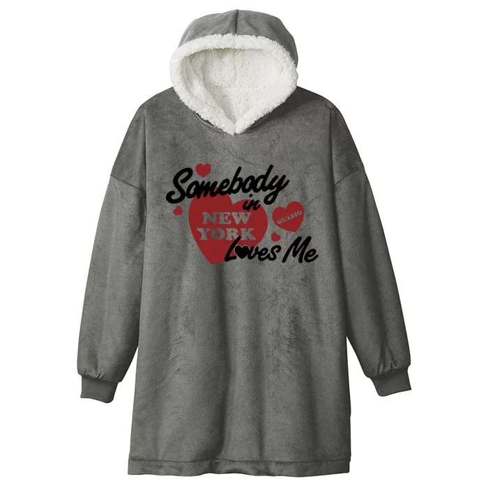 Mia Healey Somebody In New York Loves Me Guizio Hooded Wearable Blanket