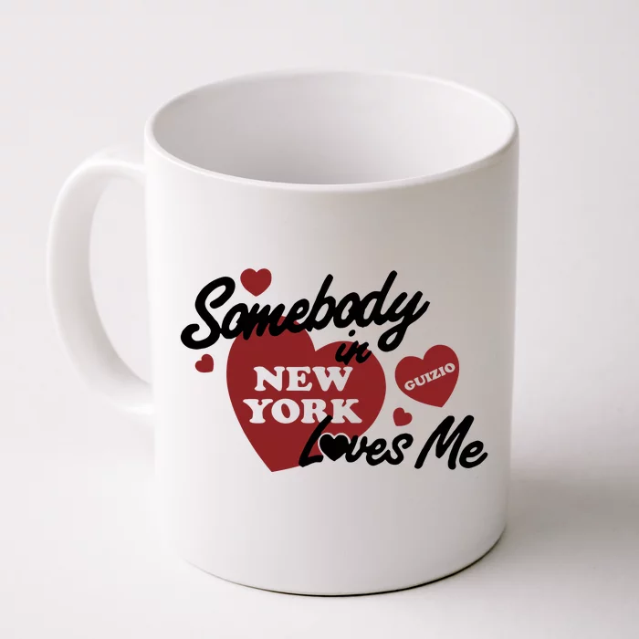 Mia Healey Somebody In New York Loves Me Guizio Front & Back Coffee Mug