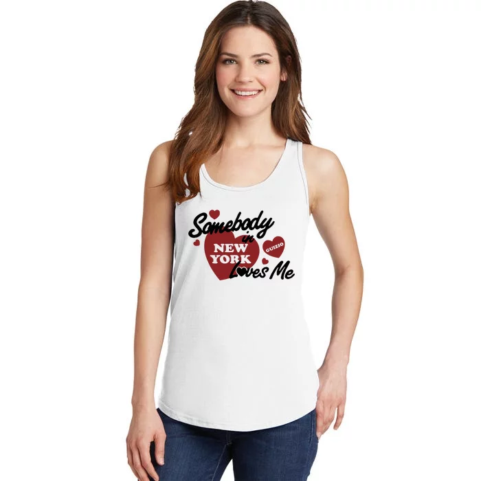 Mia Healey Somebody In New York Loves Me Guizio Ladies Essential Tank