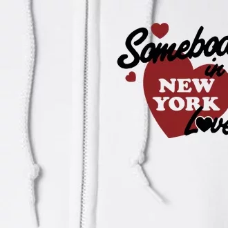 Mia Healey Somebody In New York Loves Me Guizio Full Zip Hoodie