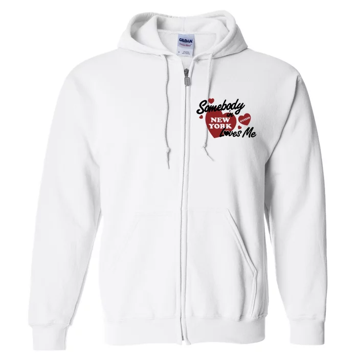 Mia Healey Somebody In New York Loves Me Guizio Full Zip Hoodie