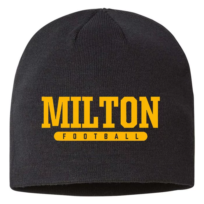 Milton High School Football 8 1/2in Sustainable Knit Beanie