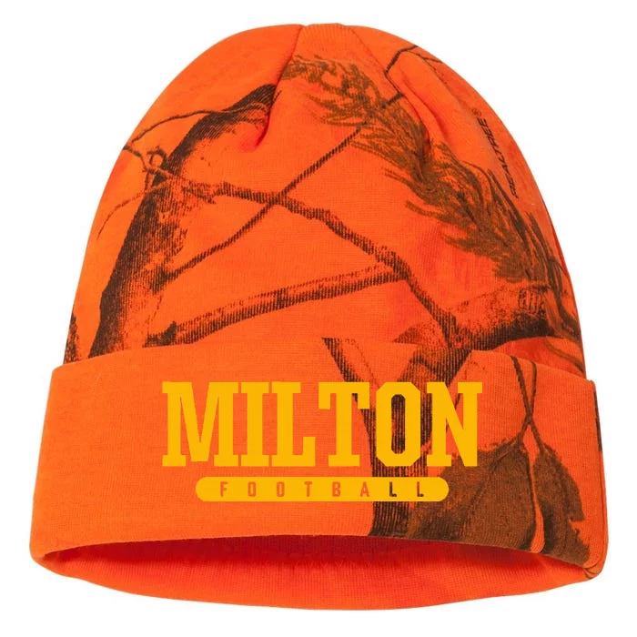 Milton High School Football Kati - 12in Camo Beanie