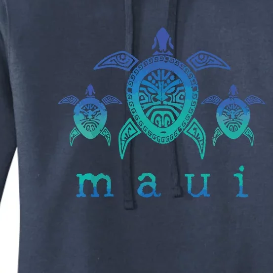 Maui Hawaii Sea Turtles Hawaiian Scuba Diving Souvenir Women's Pullover Hoodie