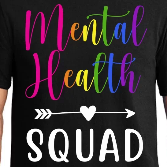 Mental Health Squad Awareness Colorful Pajama Set