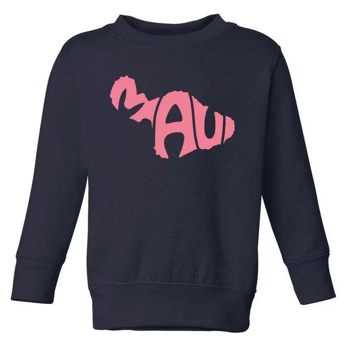 Maui Hawaii Strong Maui Wildfire Lahaina Survivor Toddler Sweatshirt