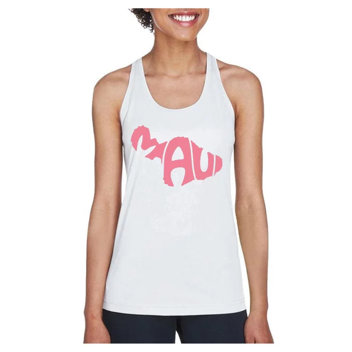 Maui Hawaii Strong Maui Wildfire Lahaina Survivor Women's Racerback Tank