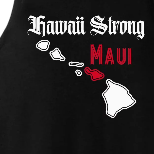 Maui Hawaii Strong Hawaii Ladies Tri-Blend Wicking Tank