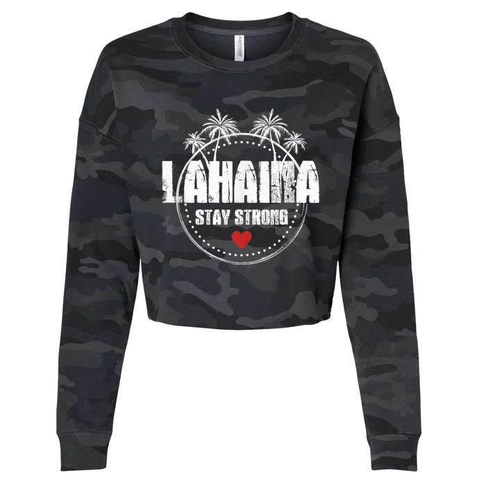 Maui Hawaii Strong Maui Lahaina Cropped Pullover Crew