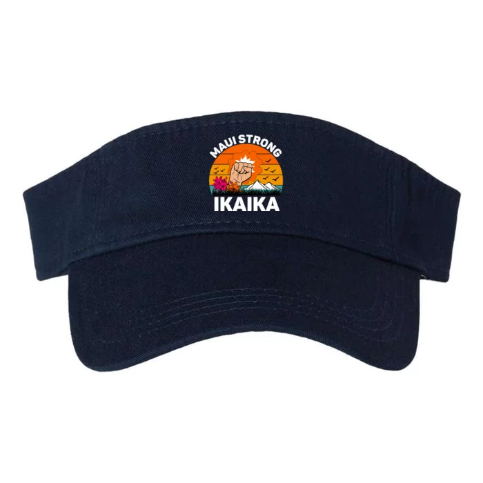 Maui Hawaii Strong Maui Wildfire Lahaina Survivor Valucap Bio-Washed Visor