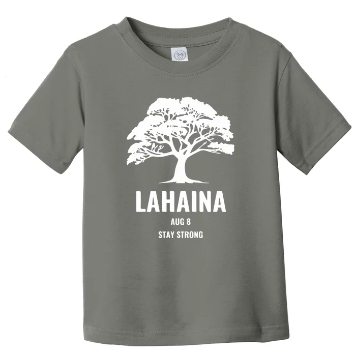 Maui Hawaii Strong Maui Wildfire Lahaina Survivor Gift Pray For Maui Toddler T-Shirt