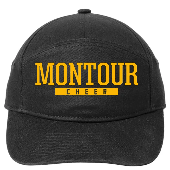 Montour High School Cheer 7-Panel Snapback Hat