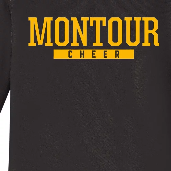 Montour High School Cheer Baby Long Sleeve Bodysuit