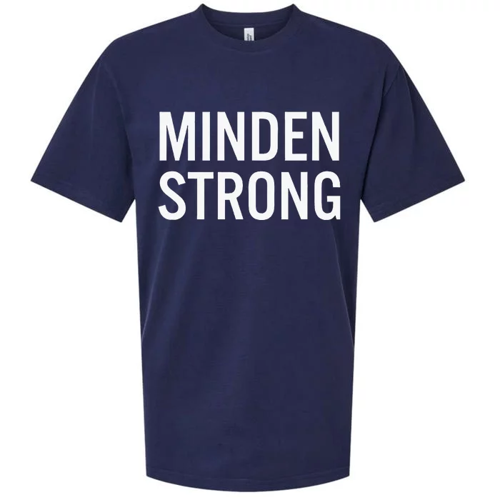 Minden High School Strong Sueded Cloud Jersey T-Shirt