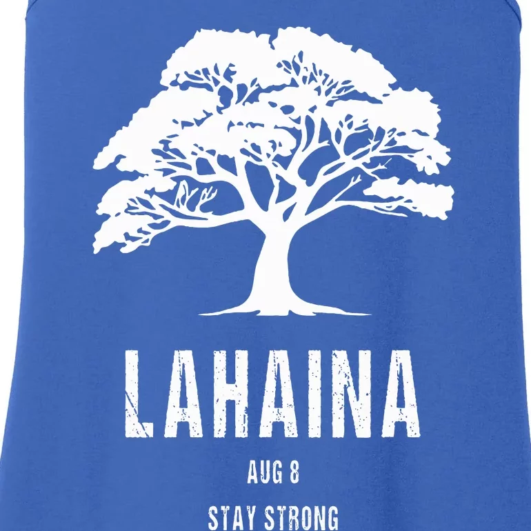 Maui Hawaii Strong Maui Wildfire Lahaina Survivor Ladies Essential Tank