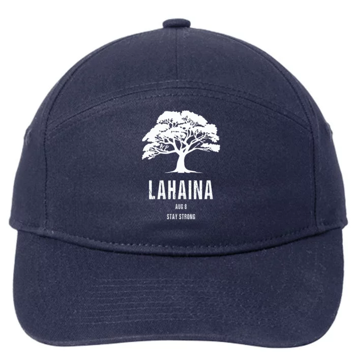 Maui Hawaii Strong Maui Wildfire Lahaina Survivor 7-Panel Snapback Hat