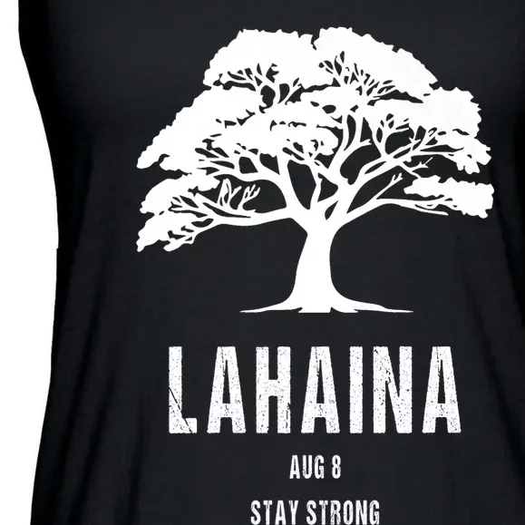 Maui Hawaii Strong Maui Wildfire Lahaina Survivor Ladies Essential Flowy Tank