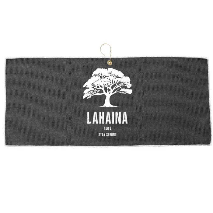 Maui Hawaii Strong Maui Wildfire Lahaina Survivor Large Microfiber Waffle Golf Towel