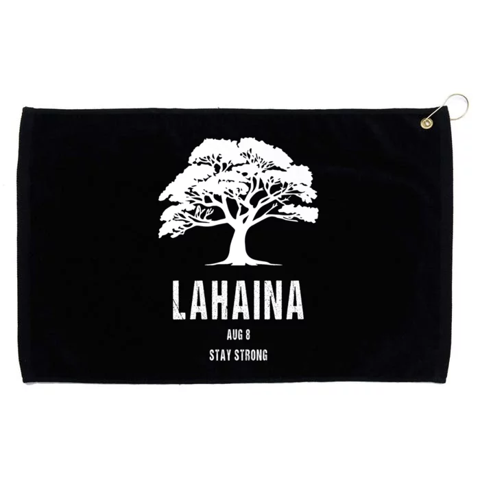 Maui Hawaii Strong Maui Wildfire Lahaina Survivor Grommeted Golf Towel