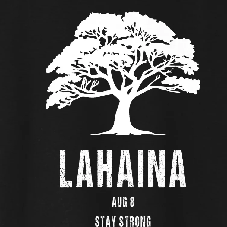 Maui Hawaii Strong Maui Wildfire Lahaina Survivor Women's Crop Top Tee