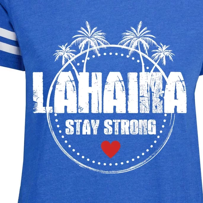 Maui Hawaii Strong Maui Lahaina Enza Ladies Jersey Football T-Shirt