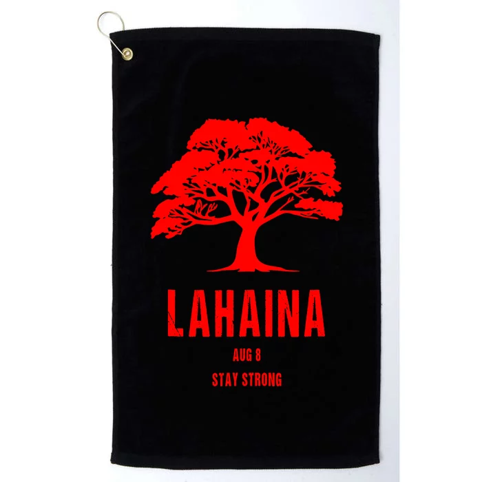 Maui Hawaii Strong Maui Wildfire Lahaina Survivor Platinum Collection Golf Towel